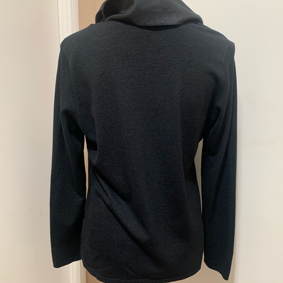 Eileen Fisher Open Front Cardigan Long Sleeve MP - Picture 4 of 7